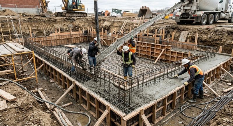 Basement Concrete Installation in Hallandale, FL