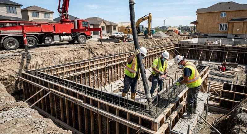 Foundation Pouring in Miami Dade County, FL