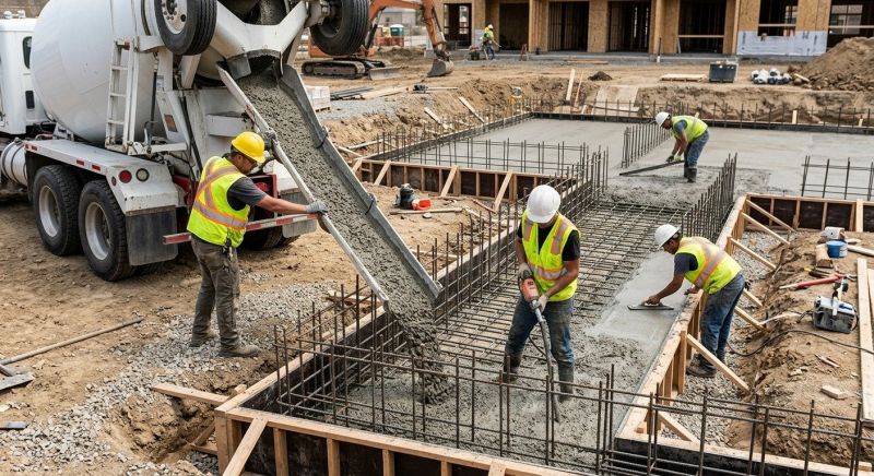 Foundation Wall Pouring in Key Biscayne, FL